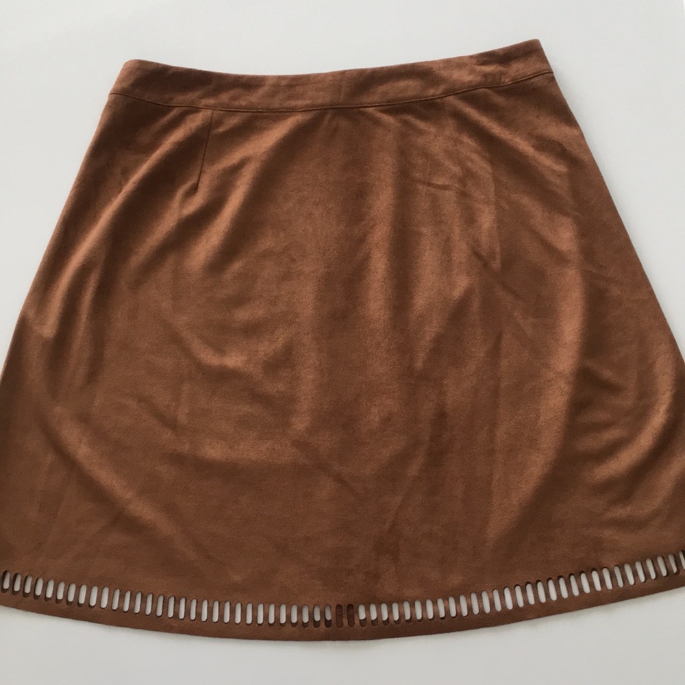 Women’s faux suede skirt